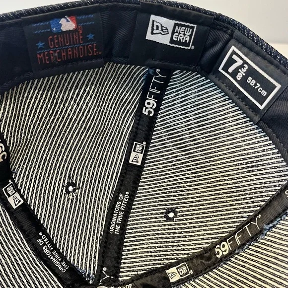 Yankees - New Era Navy Blue 59FIFTY Cap - Picture 5 of 5